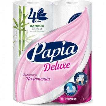 Бумажные полотенца PAPIA DELUXE
